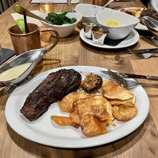 Bavette the Steak with house made chips