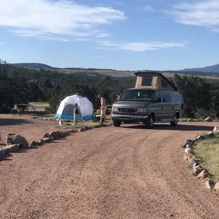 Our tent site