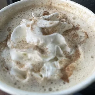 Eggnog Latte with Extra Shot of Espresso