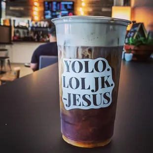 Honey Cold Foam, Bold Brew