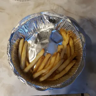 My son ate 5 fries on the ride home.  Here are 2 orders of fries according to them.  Again, I&apos;m don&apos;t need huge portions but come on...