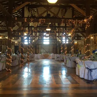 Our beautiful event Barn.
