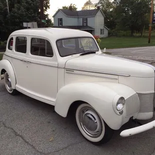 1940 Studebaker Champion available for rental for ceremonies held at the new barn! So exciting!