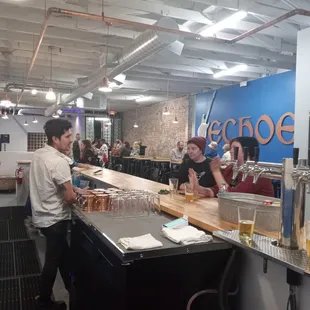 Friendly atmosphere.  Newly renovated.