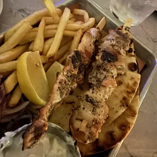 Souvlaki Plate