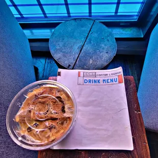 Cinnamon carrot cake iced latte