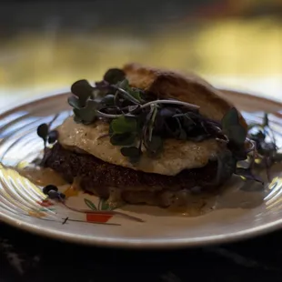 a sandwich on a plate