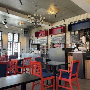 lots of indoor seating!