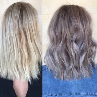 It&apos;s amazing what a little change can do! Color and cut by Ashley. You can book with her at 1-916-947-1642.
