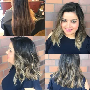 Change is good. Before and after color and cut by Tina. Call 1-916-812-7311 to book with Tina.
