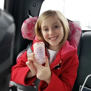 1st Communion then a favorite treat! Macaroon push pop!?! Amazing!