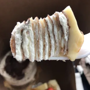 Creme brûlée crepe