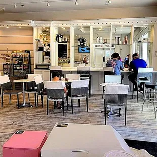 The main seating area. It's to your right when you enter the front door.