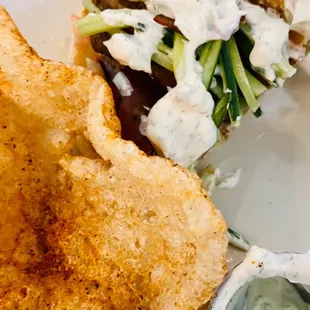 Gyro &amp; pork rinds