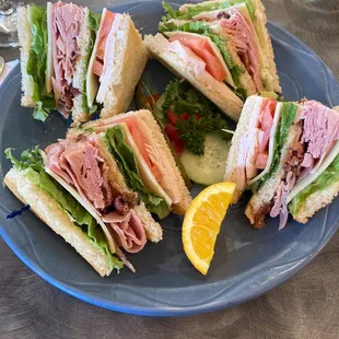 Turkey Eclectic Club Sandwich