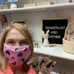 Handmade goodies from my friend who owns Wanderlust and Mayhem