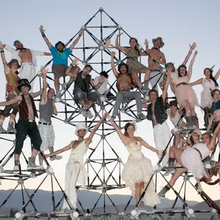 Burning Man wedding by www.kyerwiltshire.com
