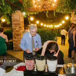 Ice Cream and topping bar