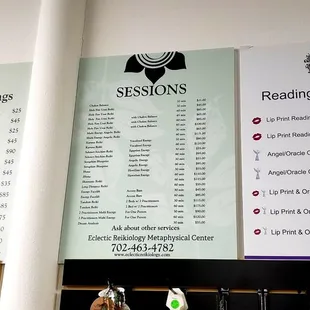 Menu boards
