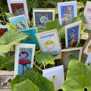 Handmade cards $3-7 each.