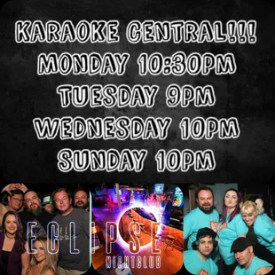 Multiple Karaoke nights