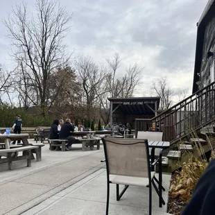 Outside patio