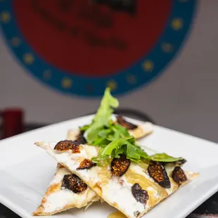 a plate of food on a table