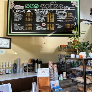 Eco Coffee Menu