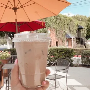 Horchata iced latte