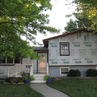 James Hardie Siding Progress