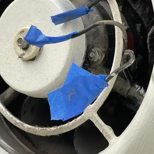 Just a different angle on the exposed wires in the bathroom this is definitely a transient style motel