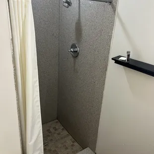 Interior: water closet with FAST hot water