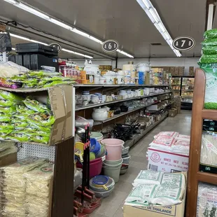 Inside Economy Market, San Leandro, CA.