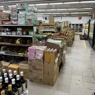 Inside Economy Market, San Leandro, CA.