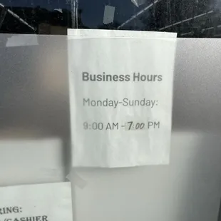Business Hours
