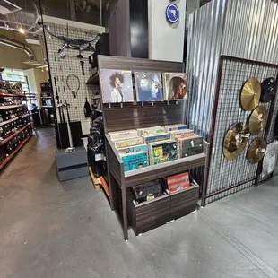 Sports gear, vinyl albums, musical instruments...