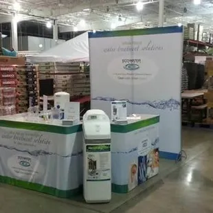 Display in local warehouse