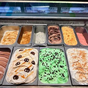 Check out today's flavors: https://ecreamery.com/pages/omaha-parlor-todays-flavors#flavors