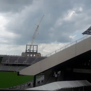 The stadium is getting a new addition