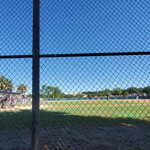 Watching some baseball.