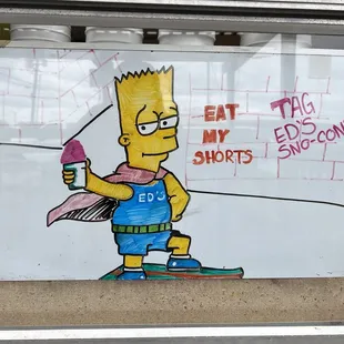 a cartoon of homer simpson
