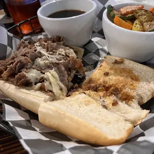 Half a French Dip for the price of one.