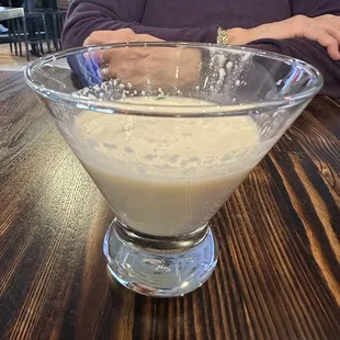 Vanilla Vodka and Baileys. Their answer to a Chocolate Martini