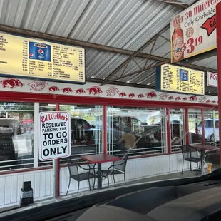 Drive-in parking