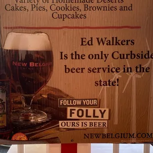 The ONLY curbside beer service in Arkansas!