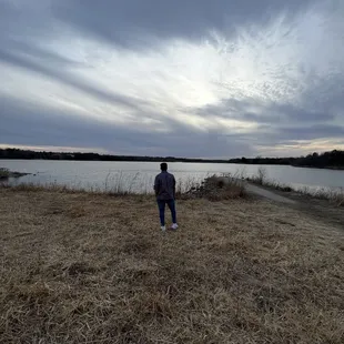 Sunset at the lake