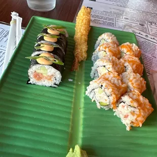 Spicy Smoked Salmon Roll California Roll
