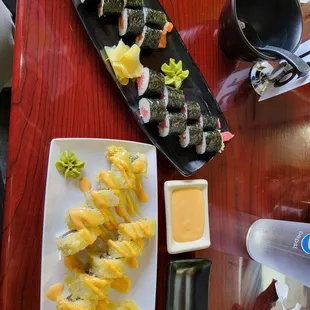 EDAMAME HIBACHI, WINGS AND SUSHI