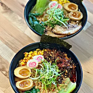 two bowls of ramboi