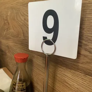 Tables are numbered